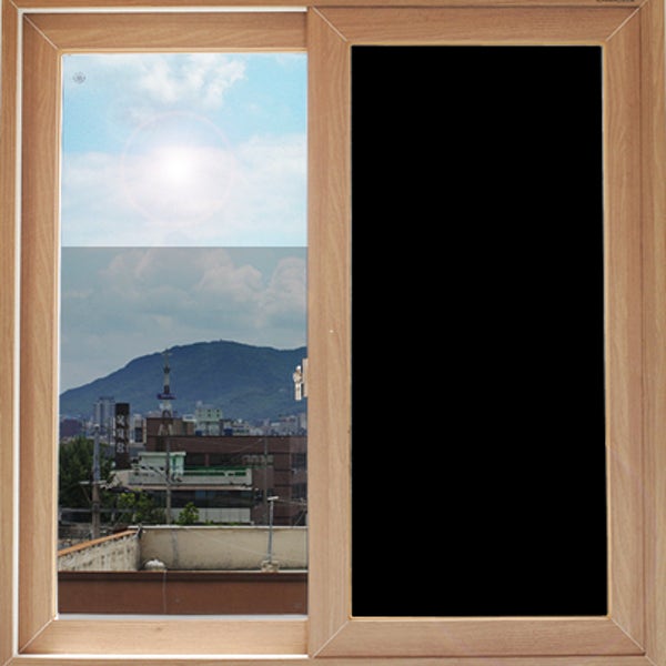 유리 창문 솔라 시트지 열차단 비산방지 필름 자외선 썬팅지 무점착 암막 100x50