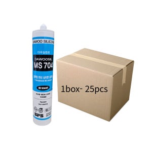 (1BOX)다우실 MS704 백색 변성 방수 우레탄 크랙보수 실리콘