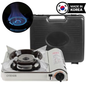 [26년형 국산] 신화 휴대용가스버너 가스렌지 부르스타 고화력 국산 바람막이 캠핑용 화로