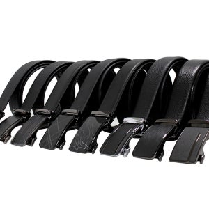 남성 소가죽 벨트 ELLE PLANETE 엘르 자동 정장 남자벨트(35mm)-버클/띠 교차