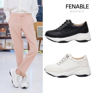 여성 발편한 컴포트 워킹화 쿠션 좋은 데일리 단정 키높이운동화 5cm FE7080R