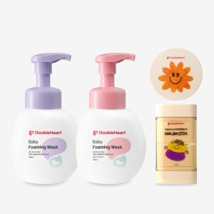 더블하트 선케어&포밍워시 세트(선팩트+선스틱+포밍워시 300ml)