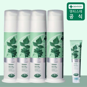 덴티스테 뉴플러스화이트 프로 펌프[+휴대용 20g] 불소치약 구취케어 170g, 4개