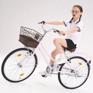 2026 스마트 클로이 22인치 자전거 바구니 시티 여성 클래식