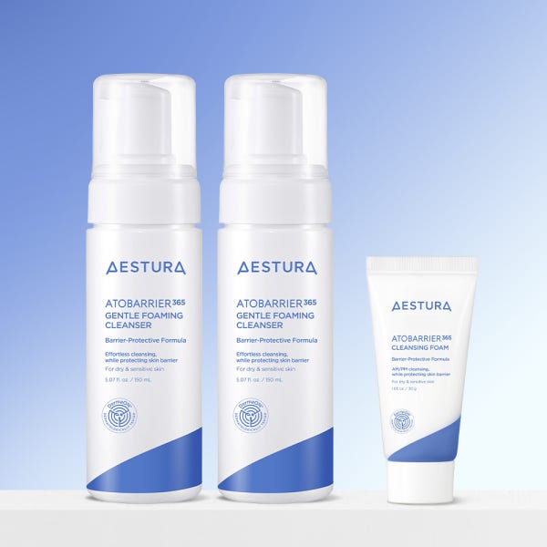 [더블] 에스트라 아토베리어365 젠틀 포밍클렌저 150ml x 2개