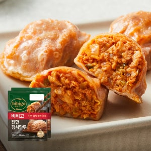 비비고 얇은피 진한김치만두 400g, 10개