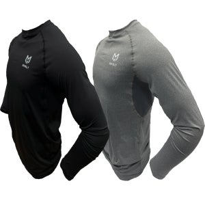 미르벨리 기능성 언더레이어 긴팔 에어로 메쉬 등산 스포츠이너웨어 베이스레이어