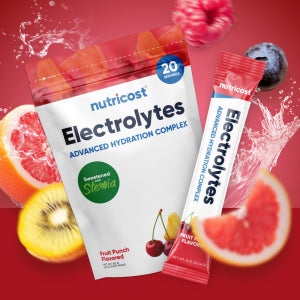 뉴트리코스트 전해질 일렉트로라이트 하이드레이션 스틱팩 후루츠펀치향 20개입
