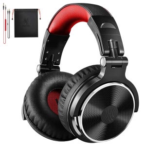 원오디오 PRO20 모니터링 헤드폰 오버이어 밀폐형 듀얼잭 유선 헤드셋 레드