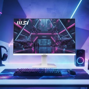 MSI PRO MP273QW E14 게이밍 WQHD 144 스피커내장 화이트 무결점