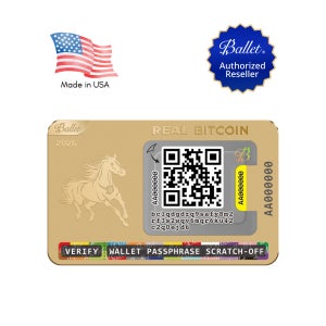 Ballet REAL 발렛월렛 비트코인 지갑 말해 BTC 콜드월렛 에디션 골드 1개