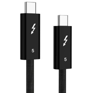 햅시 썬더볼트 5 240W 80Gbps 16K 충전 데이타 케이블 2m, 1개