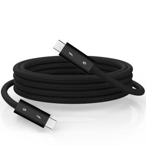 햅시 썬더볼트 5 240W 80Gbps 16K 충전 데이타 케이블 2m, 1개