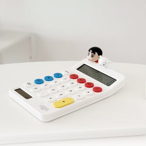 레토 짱구&흰둥이 빼꼼 피규어 계산기