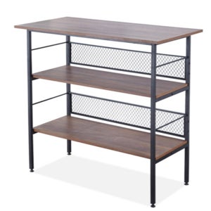 수납 홈 바 테이블 스틸 주방 바 테이블 작은 철제