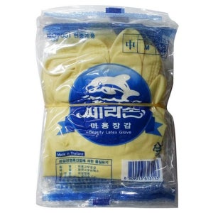 라텍스 미용 고무 장갑 가정용 다용도 고무 장갑 설거지 조리