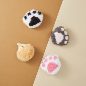 에버랜드 동물 발바닥 봉제키홀더 4종
