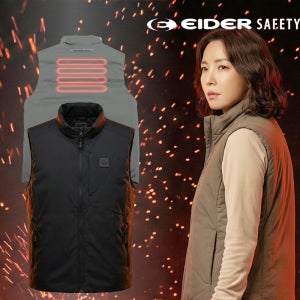 아이더세이프티 USB충전식 발열조끼 온열 열선 패딩조끼 배터리포함