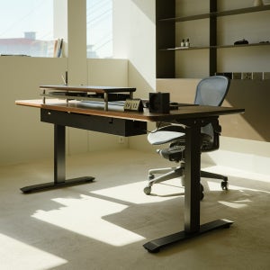 오프레임 ALTO 알토25 모션데스크 북미산 슈페리얼 FAS급 월넛, 오크 높낮이 조절 책상 1200 1400 1600 1800사이즈