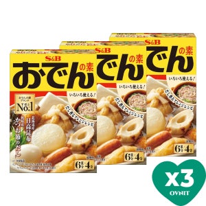 S&B 오뎅노모토 오뎅 육수 베이스 80g 3개