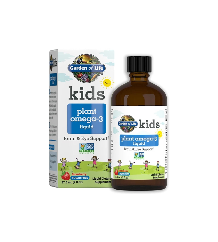 가든오브라이프 <b>키즈 플랜트 오메가3</b> 딸기맛 리퀴드 57.5ml