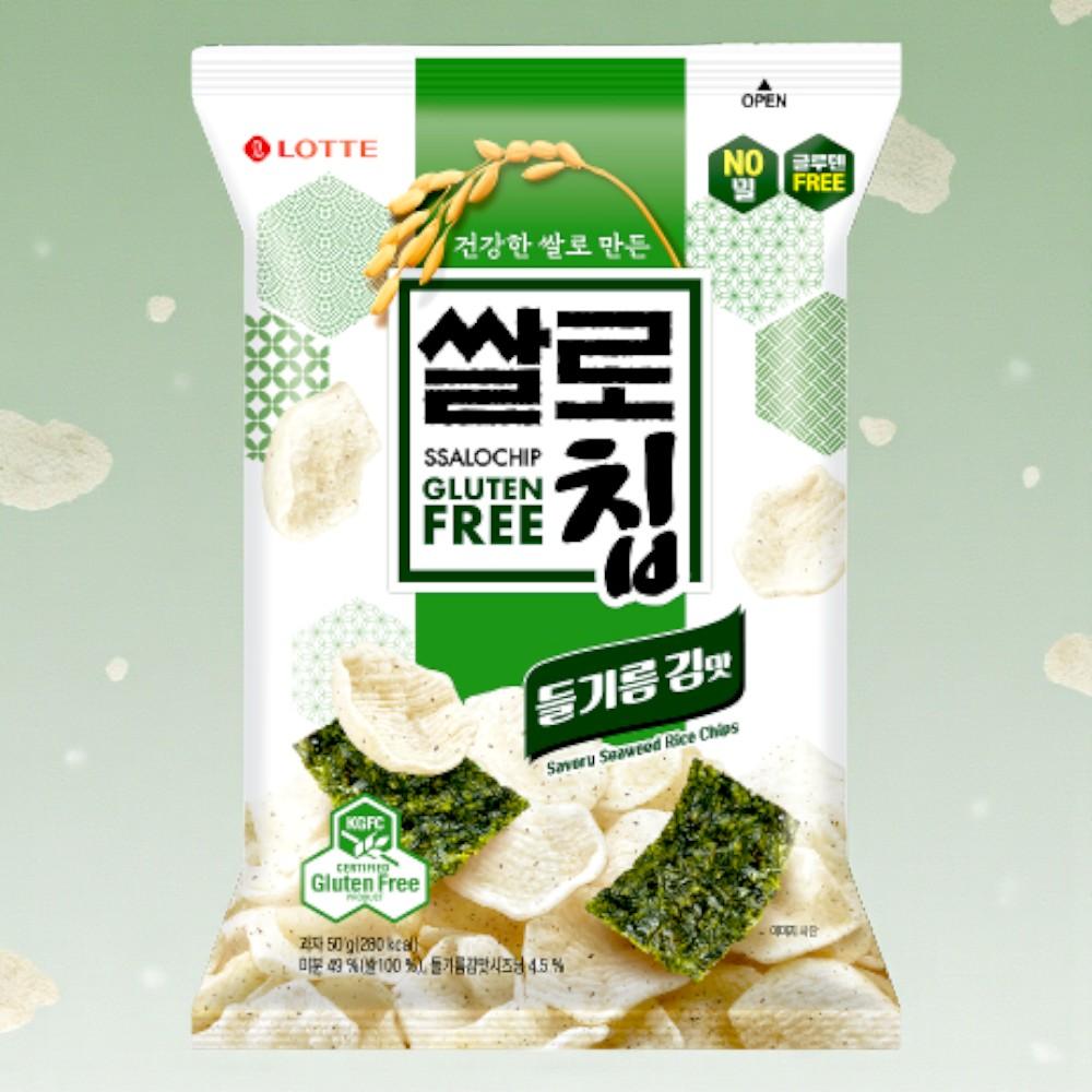 롯데 쌀로칩 들기름 김맛 디저트 간식