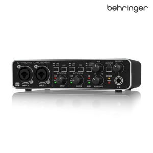 베링거 UMC204HD 오디오 인터페이스 2x4 24bit 192kHz