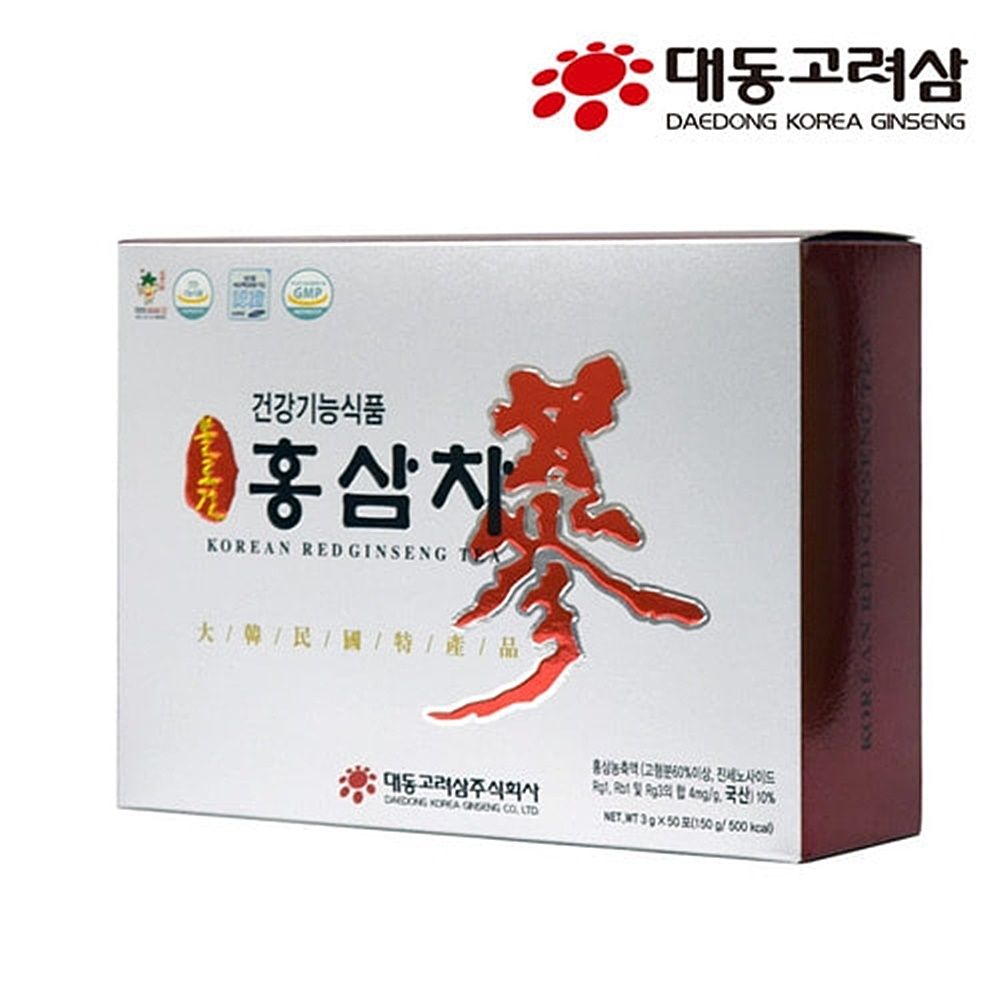 <b>대동고려삼</b> 불로건 홍삼차 3g x 100포 홍삼 농축액 전통한방 건강차