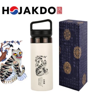 한국전통 에디션 호작도 작호도 캡캐리 텀블러 380ml 훈민정음 고급지 선물포장