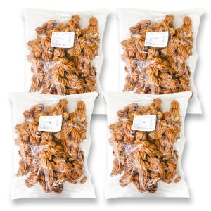 추억의 옛날 꽈배기 과자 벌크 업소용 대용량 간식 2kg, 4개