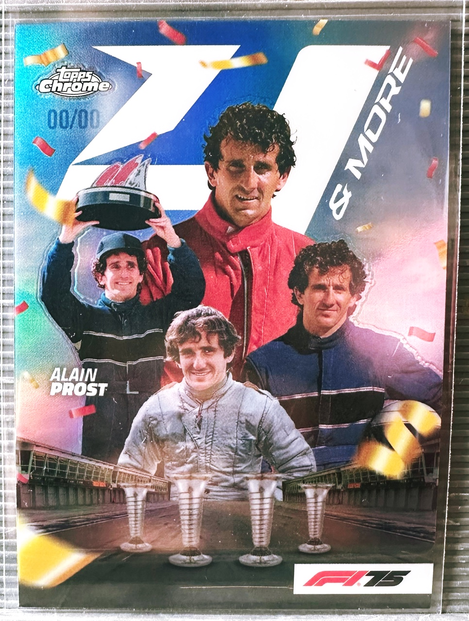 2025 F1 알랭 프로스트 카드 TOPPS CHROME 카드 탑스 크롬