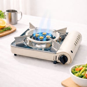 [2차 예약판매] 캠핑고래 4구 휴대용 가스렌지 더 쿡산 가스버너 국내산 고화력 버너