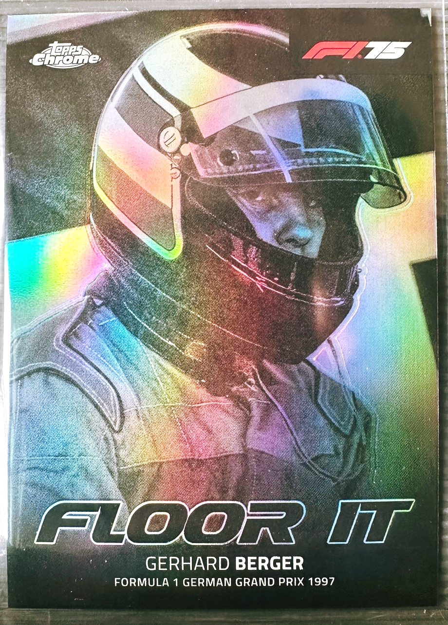 2025 F1 게르하르트 베르거 카드 TOPPS CHROME 카드 탑스 크롬
