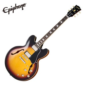 에피폰 일렉기타 INSPIRED BY GIBSON CUSTOM 62 ES-335 RE, VINTAGE BURST 세미할로우