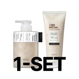 [밀리밀리 공식] 1-SET｜500달톤 프로틴 헤어케어 세트(샴푸 500ml+트리트먼트 300ml) 향좋은 퍼퓸 탈모 비듬 가려움 정수리 지성 탈모완화 대용량