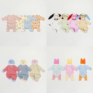 오뜨베베 아기 베이비 유아 봄 바디슈트 세트 아기옷