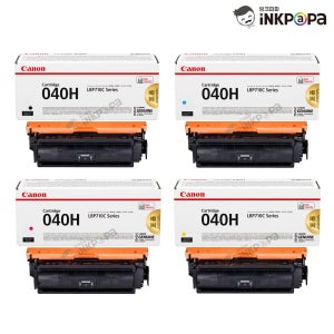 캐논 칼라레이저젯 프린터 LBP712CXZ 정품토너 4색 SET CRG-040H (Cartridge 040H)