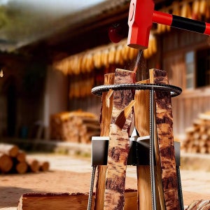 장작 쪼개는 거꾸로 패기 도구 땔감 쐐기 장작 도끼 쪼개기 캠핑 고효율 1분할 4조각 십자형