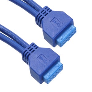 메인보드 USB 3.0 20핀 암-암 50CM 연장 선 케이블 NC906
