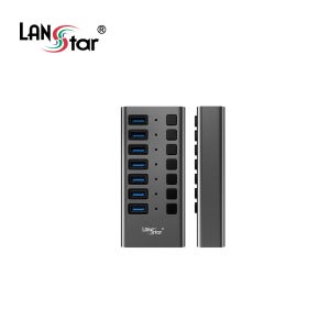 랜스타 LS-UH307 USB3.0 7포트 유전원 허브