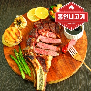 홍언니고기 토마호크 스테이크 호주산 청정우 GF 캠핑 바베큐 홈파티 할랄 500g, 2개