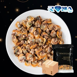 프리미엄 냉동 자숙피조개살 10kg 1박스(1kg x 10EA) 손질 피조개 깐 조개살