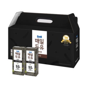 선물세트 매일두유 검은콩 190ml 24팩+키친타올