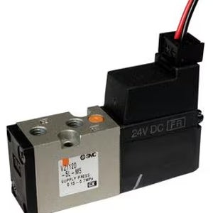 SMC 3포트 솔레노이드 밸브 VZ120-5G-M5