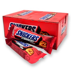 마즈 스니커즈 스트로베리향 싱글바 40g 15개입 초코바