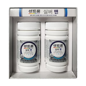 센트룸 실버 포 맨 종합 멀티 비타민 남성 판토텐산 마그네슘 영양제 CS 112정, 2개