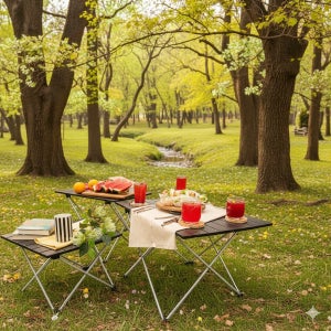 굿더라이프 접이식 캠핑테이블 롤테이블 경량 접이식 휴대용