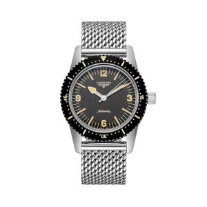 론진 L2.822.4.56.6 헤리티지 스킨 다이버 남성 메탈 오토매틱 42mm