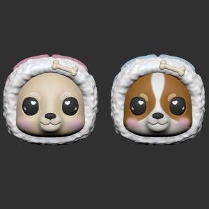 치와와 강아지 포인트 키캡