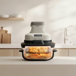 [NEW] 스마트카라 에어프라이어 4.5L+1.8L 유리용 AFN-045G